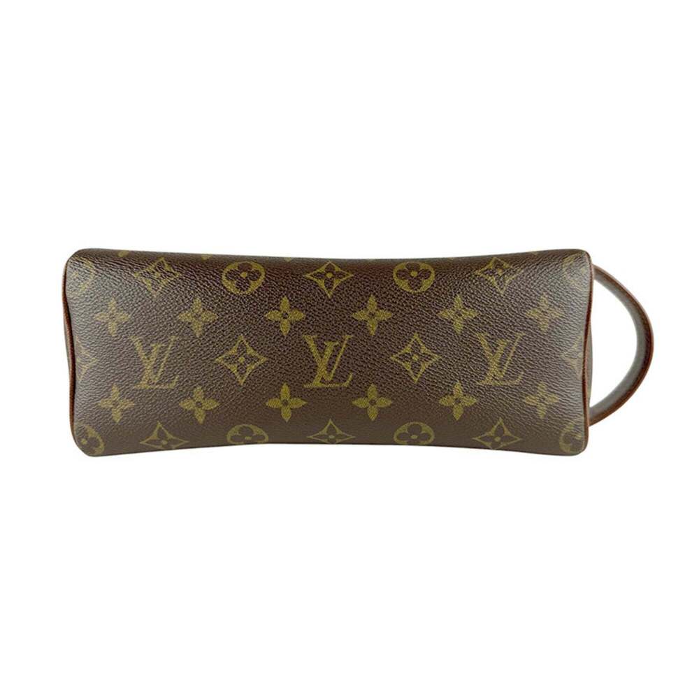 LOUIS VUITTON Authentic Brown Monogram Canvas Pouch - Picture 4 of 13